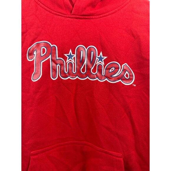 Phillies Red Hoodie Size Medium (READ) - Picture 5 of 7